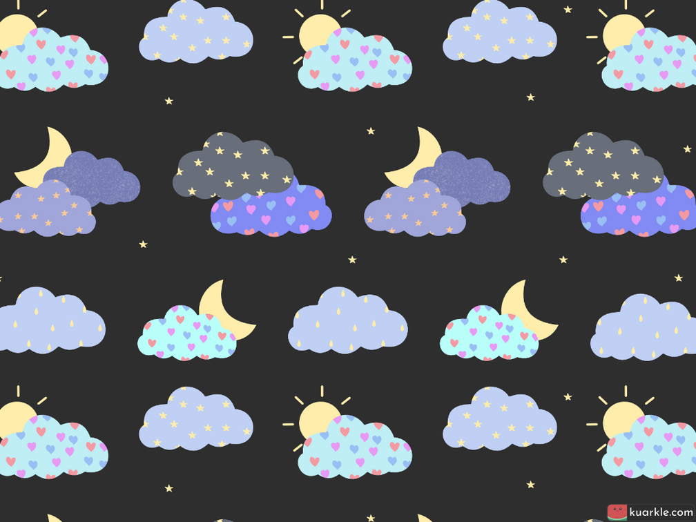Night clouds pattern