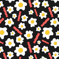 Eggs and bacon pattern