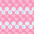 Pink heart pattern