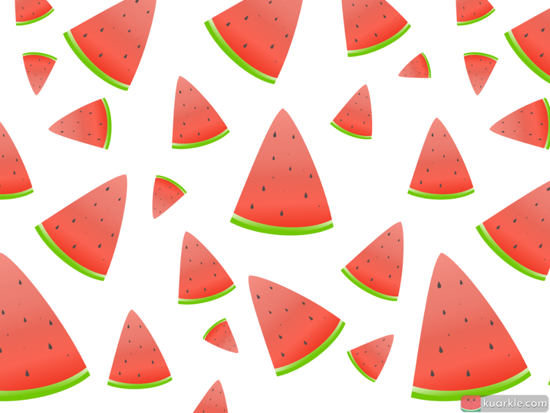 Watermelon pattern wallpaper