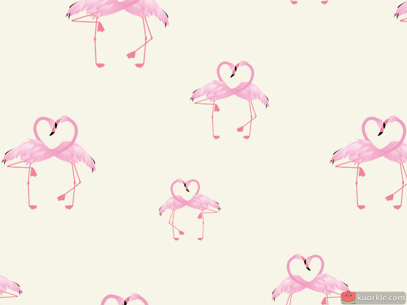 Flamingo wallpaper pattern