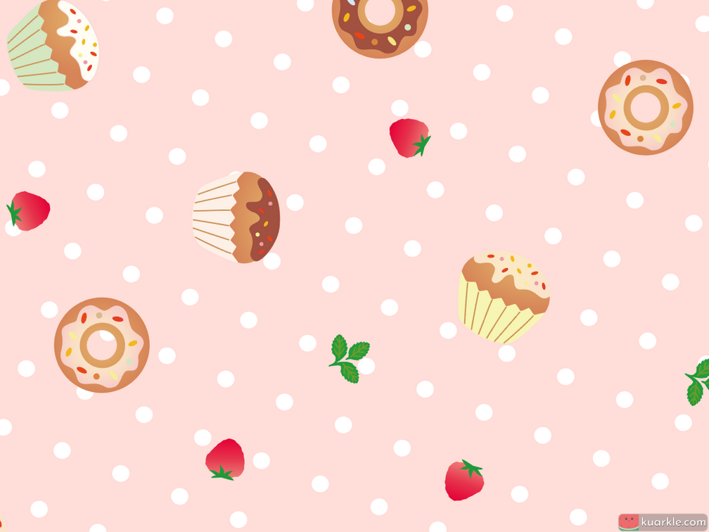 Cake and donut pattern