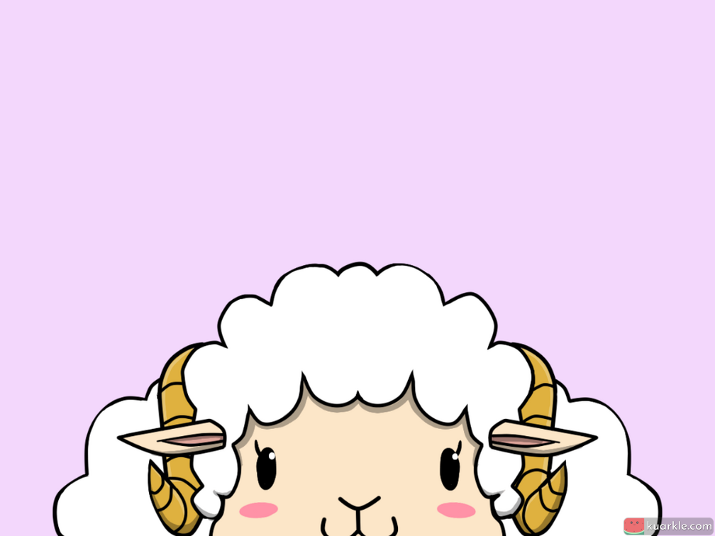 Happy sheep wallpaper