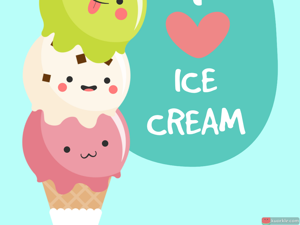 I love ice cream wallpaper