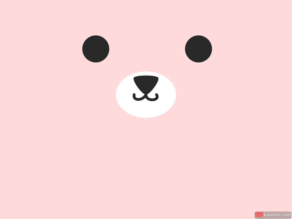 Cute happy bear
