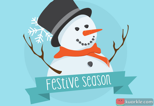 Festive Season - snowman wallpaper