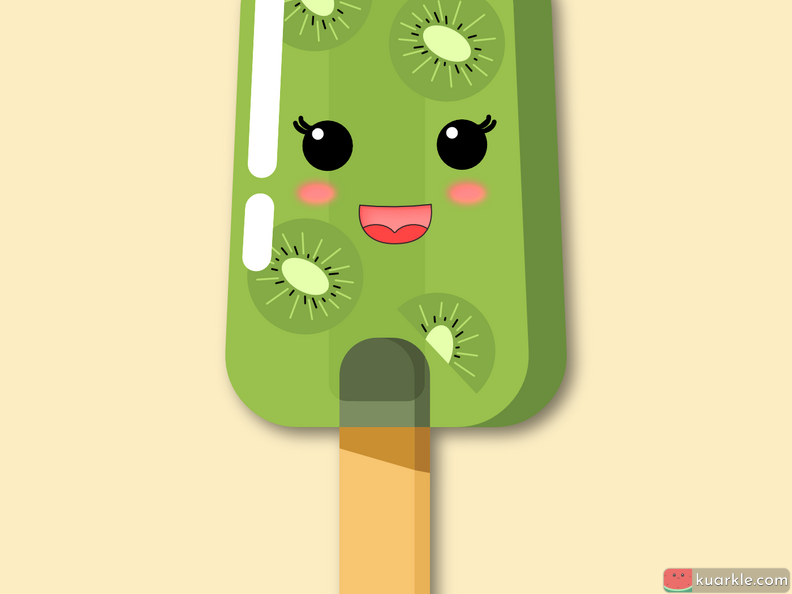 Green Kiwi Ice Cream