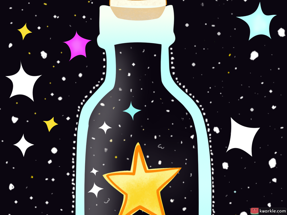 Space Bottle wallpaper