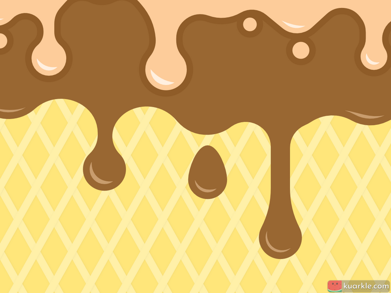 Melted chocolate wallpaper