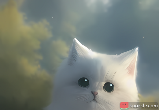 Cute fluffy kitty wallpaper